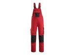Mascot Latzhose Augsburg rot/schwarz Größe 52 (12169-442-0209-52)
