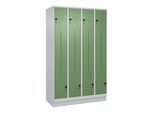 C+P Z-Spind, Classic PLUS, Sockel, 8 Fächer, 1950x1200x500mm, 7035/6011 Verschluss Sicherheits-Drehriegel ; C + P Möbelsysteme (080023-408|S10006)