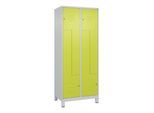 C+P Z-Spind, Classic PLUS, Füße, 4 Fächer, 1950x800x500mm, 7035/0024 Verschluss Zylinderschloss ; C + P Möbelsysteme (080013-224|S10025)