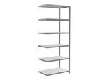 Schulte Anbauregal Steckregal MULTIplus330 2500 x 1000 x 600 mm 6 Fachböden Kreuzstrebe verzinkt ; Schulte Lagertechnik (13966)