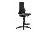 bimos Neon Hochstuhl Kunstleder Flexband grau Sitz 590-870 mm Permanentkontakt (9561-MG01-3278)