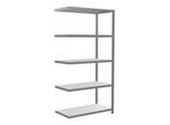 Schulte Anbauregal Steckregal MULTIplus330 2000 x 1000 x 500 mm 5 Fachböden Kreuzstrebe verzinkt ; Schulte Lagertechnik (13955)