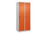 C+P Wäsche-Spind Classic PLUS, 2 Abteile, 1850x800x500mm, 7035/2004 Verschluss Sicherheits-Drehriegel ; C + P Möbelsysteme (080000-22B|S10000)