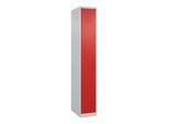C+P Spind Classic PLUS, 1 Abteil, 1850x300x500mm, 7035/3020 Verschluss Zylinderschloss ; C + P Möbelsysteme (080000-10|S10023)