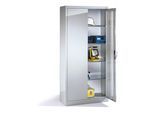 C+P Werkzeugschrank mit Drehtüren, innen 4 Böden, H1950xB930xT400mm Front Lichtgrau Korpus Lichtgrau ; C + P Möbelsysteme (8920-00|S10889)