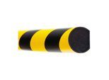 Moravia Prallschutz MORION Kreis Flächenschutz 32 x 40 x 1000 mm gelb/schwarz magnetisch (422.27.977)