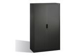 C+P Akten-Sideboard Omnispace mit Rollladen, 4 Ordnerhöhen, H1660xB1000xT420mm Schwarzgrau ; C + P Möbelsysteme (3212-00|S00002)