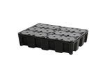 CEMO PE-Auffangwanne 60 HD mit PE-Rost (10709)