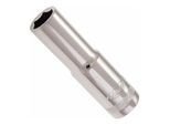 VIGOR Innenvierkant Antrieb 12,5 = 1/2 Zoll Steckschlüssel-Einsatz, lang Außensechskant-Profil V2584N ∙ Vierkant hohl 12,5 mm (1/2 Zoll) ∙ Außen-Sechs)