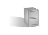 C+P Hängeregistraturschrank Asisto für Hängehefter DIN A4, 2 Schübe, einbahnig, Weißaluminium ; C + P Möbelsysteme (146275-211|S10026)