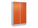 C+P PSA Doppel-Spind Classic PLUS, Sockel, 4 Abteile, 1950x1200x500mm, 7035/2004 Verschluss Zylinderschloss ; C + P Möbelsysteme (080022-40P|S10031)