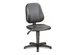 bimos Arbeitsdrehstuhl Unitec mit Gleiter und Kunstleder schwarz Sitzhöhe 440-620 mm (9650- 551)