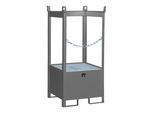 Bauer Südlohn Fass-Stapelpalette FSP-1, lackiert, Mausgrau (4442-03-0000-7005)