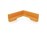 Magnetoplan Eck-Ablageleiste für Infinity Wall, Melonengelb RAL 1028 (114661028)