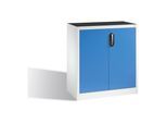 C+P Werkzeug-Beistellschrank mit Drehtüren, innen 1 Boden, H1000xB930xT500mm Front Lichtblau Korpus Lichtgrau ; C + P Möbelsysteme (8821-000|S10201)