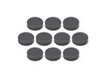 Magnetoplan Ergo-Magnete, medium, Felsgrau, Pack a 10 Stück ; Soennecken (16640101)