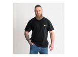 STIER Heavy Tee Pocket organic cotton S Black (906632)