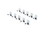 BGS Einzelhaken-Satz, 40 mm, für Schrankwand-System, 10-tlg. ; BGS technic (80196)