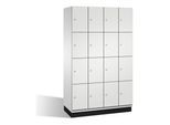C+P Fächerschrank Cambio auf Sockel, 16 Fächer, H1950xB1200xT525mm Front Lichtgrau Korpus Lichtgrau ; C + P Möbelsysteme (45103-40|S10009)