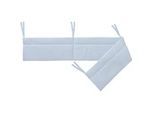 My Baby Lou Nestchen , Hellblau , Textil , Uni , Füllung: Faserbällchen , 32x210 cm , Textiles Vertrauen - Oeko-Tex® , Schlafen, Babybettausstattung, Babynestchen & Nestchenschlangen