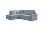 Mid.you Ecksofa , Hellgrau , Textil , Füllung: Schaumstoff , Ottomane links, L-Form , 247x194 cm , Made in Eu , Liegefunktion , Wohnzimmer, Sofas & Couches, Wohnlandschaften, Ecksofas