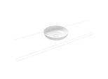 Kaldewei Miena Waschtisch-Schale 909306003676 3180, Ø 45 cm, schwarz matt 100, Perl-Effekt, ohne Überlauf, ohne Hahnloch, Schallschutz