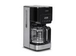 Caso Design Filterkaffeemaschine , Schwarz, Silberfarben , Glas , 1500 ml , 17x32.5x24.5 cm , Ce , Tropf-Stopp-Funktion, Timerfunktion , Küchengeräte, Kaffeemaschinen & Milchschäumer