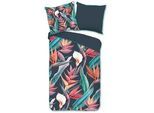 Xxxl Bettwäsche , Multicolor , Textil , Floral , 200x200 cm , Oeko-Tex® Standard 100 , atmungsaktiv , Heimtextilien, Bettwäsche & Leintücher, Bettwäsche, Satin-Bettwäsche