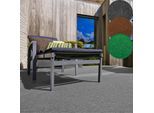 Andiamo Kunstrasen »Edinburgh, Made in Netherlands«, rechteckig, 4 mm Höhe, aus Nadelfilz, mit Drainagenoppen, für Balkon, Terasse, Wintergarten