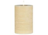 IB Laursen LED-Stumpenkerze mit warmer Flamme, Höhe 15, Ø 10 cm, beige