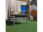 Andiamo Kunstrasen »Edinburgh, Made in Netherlands«, rechteckig, 4 mm Höhe, aus Nadelfilz, mit Drainagenoppen, für Balkon, Terasse, Wintergarten