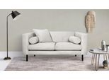 Guido Maria Kretschmer Home&Living 2-Sitzer »Lillibeth Designsofa mit Wellenunterfederung, Masse B/T/H: 155/74/83 cm«, Zierkissen als Wendekissen, in Samtoptik oder Cord