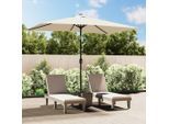 vidaXL Sonnenschirm 200x300 cm Sandweiß Rechteckig