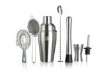 VACUVIN Cocktail Shaker »Cocktail Set 7-teilig 550 l, Silberfarben«, (7 tlg.)