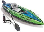 Intex Einerkajak »Challenger K1 Kayak Set«, (Set, 3 St.)