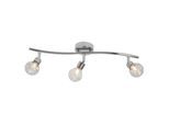 Brilliant Deckenstrahler »Bulb«, 3 flammig, Leuchtmittel G9 ohne Leuchtmittel, 3flg chrom