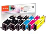 Tintenpatrone »Peach Canon PGI-550XL/CLI-551XL,Multi-Plus C, M, Y, BK, PHBK«, (6 St.)