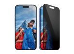 PanzerGlass Displayschutzglas »Ultra Wide Fit Privacy iPhone 16«, für iPhone 16, (1 St.)