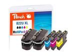 Peach Tintenpatrone »Brother LC-22UXL«, (5 St.)