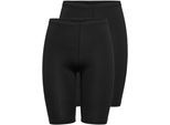ONLY Radlerhose »ONLLIVE LOVE CITY SHORTS 2PACK NOOS«, (2er-Pack)
