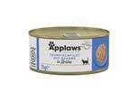 Applaws Nassfutter Katze Adult in Brühe Thunfisch mit Krabben 24x70 g