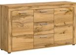 INOSIGN Sideboard "Aosta, Breite 125 cm, in verschiedenen Farbausführungen" mit 2 Türen und 3 Schubkästen, Wohnzimmer, Kommode, Schrank