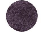 Hochflorteppich Sydney Violett Ø ca. 80cm