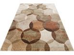 Esprit Teppich »Modernina ESP-3378«, rechteckig, 13 mm Höhe, weicher Kurzflor in modernem Design, Wohnzimmer, Schlafzimmer, bunt