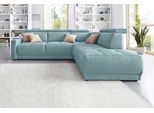 DOMO collection Ecksofa »Ava, moderne Sitzheftung mit toller Doppelnaht, komfortabel, L-Form«, mit Ottomane, inkl. Federkern, wahlweise mit Kopfteilverstellungen