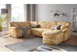 DOMO collection Wohnlandschaft »Bahia mit viel Platz, zeitloses Design, U-Form«, wahlweise mit Bettfunktion