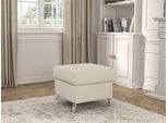 Stauraumhocker SIT & MORE "Visby", beige (linen), B:58cm H:48cm, Hocker, auch erhältlich in dem mit Wasser zu reinigendem "Soft clean" Bezug