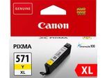 Canon Tintenpatrone »CLI-571XL Y« original Druckerpatrone 571 gelb