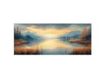 Xxxl Glasbild , Multicolor , Glas , rechteckig , 50x125x1.40 cm , Fotografie, einfache und schnelle Anbringung, glänzend , Bilder & Rahmen, Bilder, Glasbilder