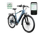 Zündapp Z810 E Bike Trekkingrad Herren ab 175 cm mit 8 Gängen Beleuchtung StVZO Elektrofahrrad 550 Wh brilliantblau 52 cm